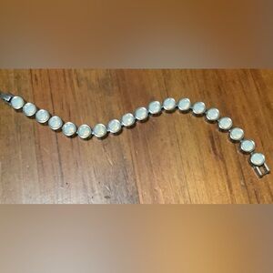 Swarovski Touchstone Crystal Ice Bracelet - Glazed White